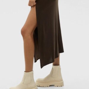 Rubberised flat boots